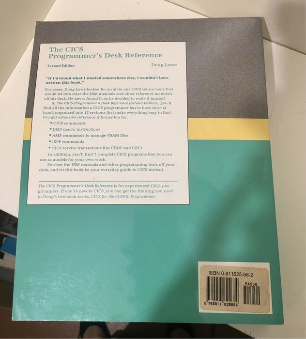 CICS Programmer's Desk Reference Book64309936167425121