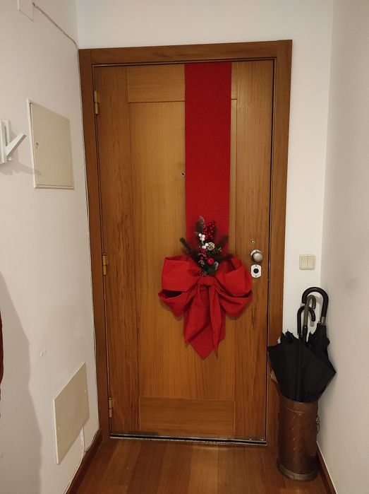 Enfeite de porta,frente e verso.