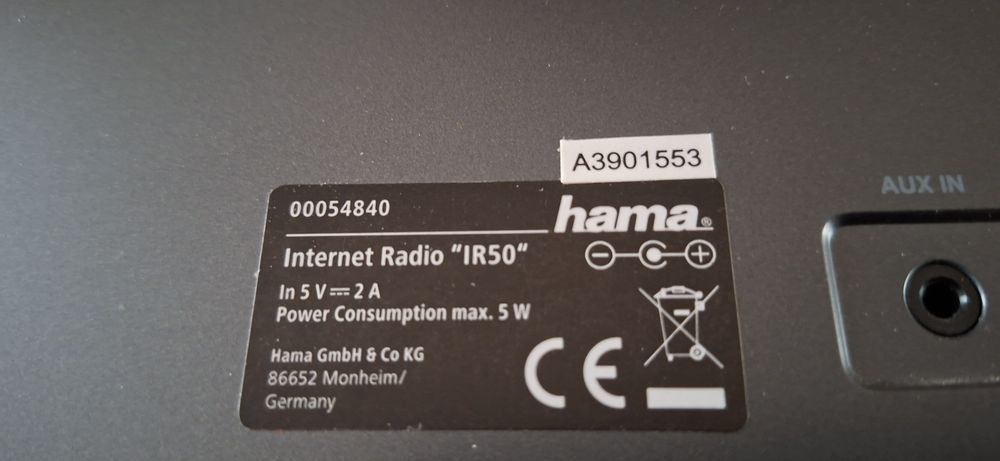 Radio internetowe ir50 f-my HAMA