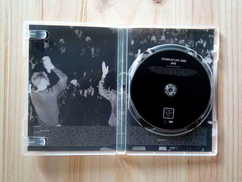 DVD Coldplay Live 2003