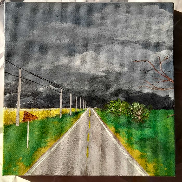 Авторська картина, 15×15, акрил