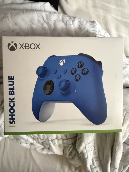 Xbox pad nowy niebieski