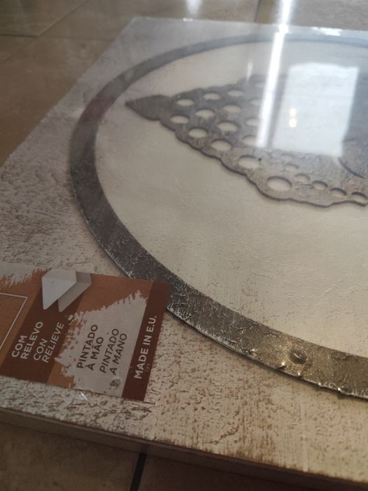 Quadro Buda pintado á mão Novo