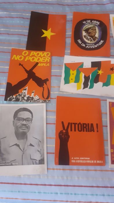 Lote postais antigos Angola MPLA revolucionários anos 70