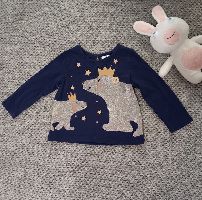 Кофтинка, лонгслів Marc&Spencer 1.5-2 роки для дівчинки