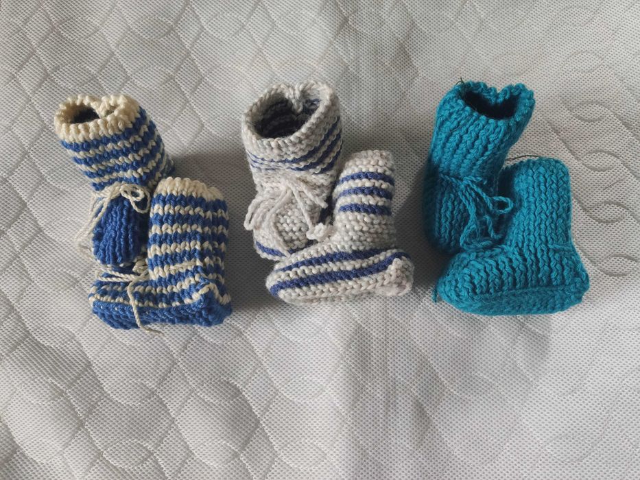 Носки в'язані , носки вязаные. Шкарпетки плетені, Пінетки.