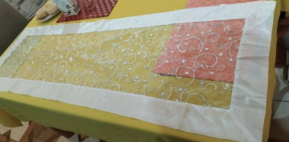 Bieżnik   złoto srebny