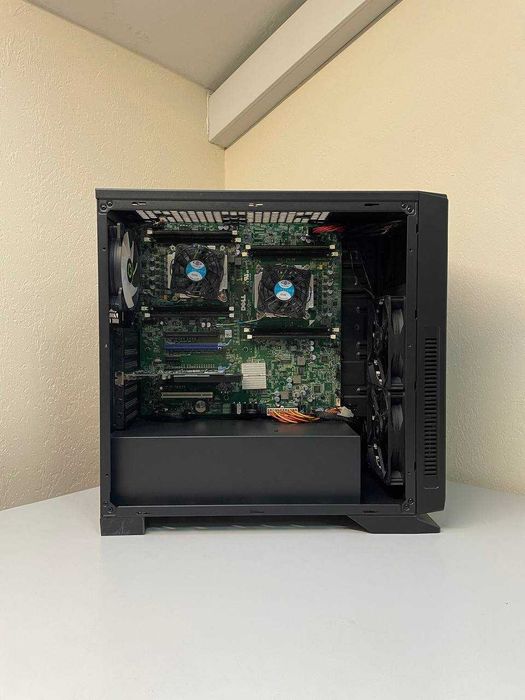 Робоча станція 2x Intel Xeon 2660 v2 / 20-40 ядер / DDR3 64-128 GB