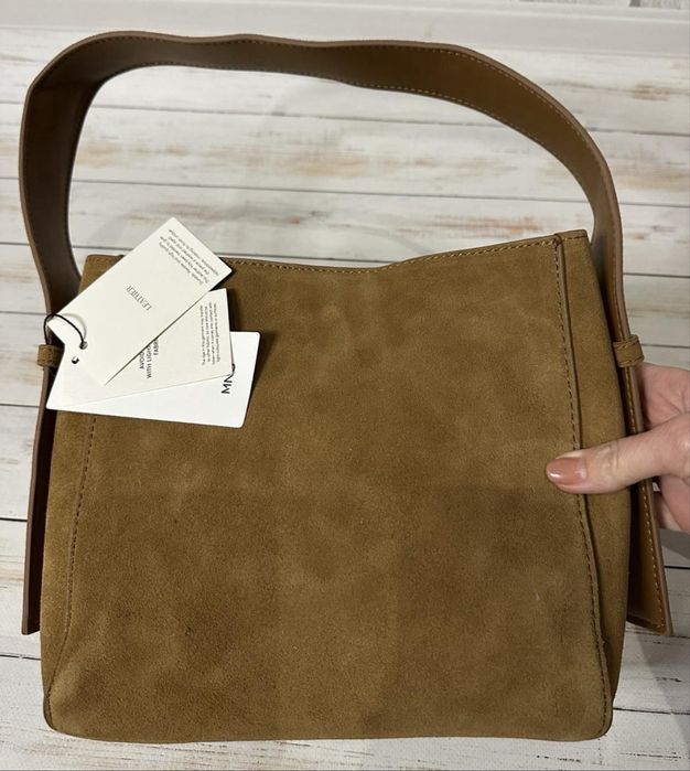 Сумка замшевая Mango