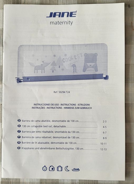 Proteção de cama de criança