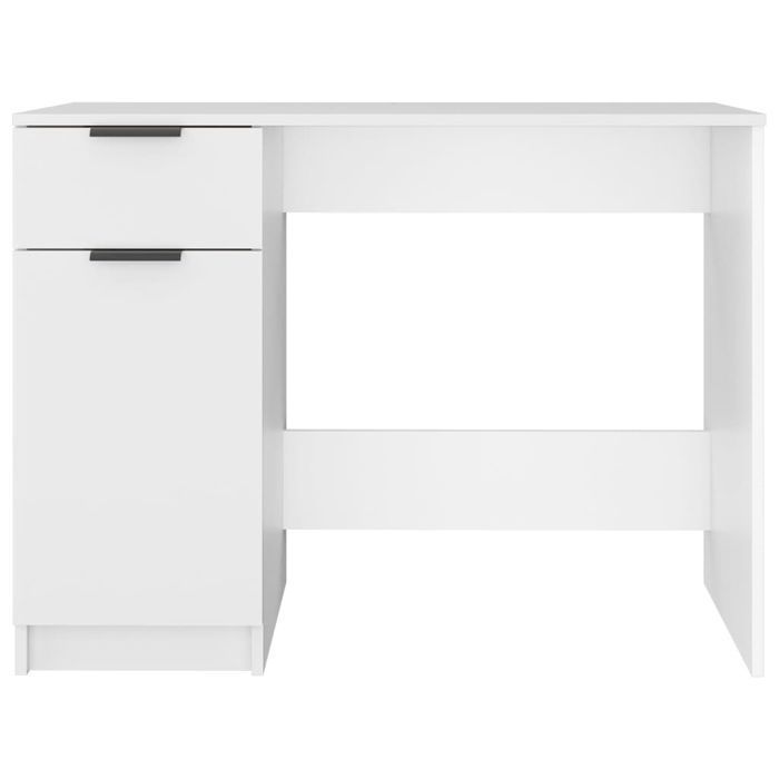Vidaxl Biurko, Białe, 100X50X75 Cm, Materiał Drewnopochodny