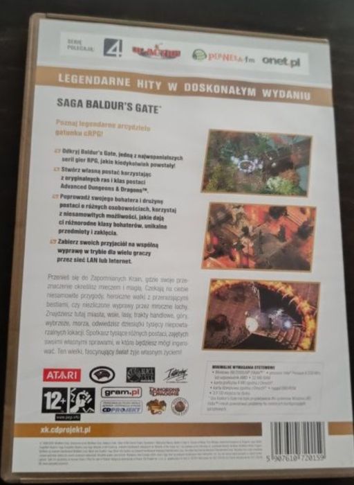 Gry PC Baldurs Gate i Star Wars