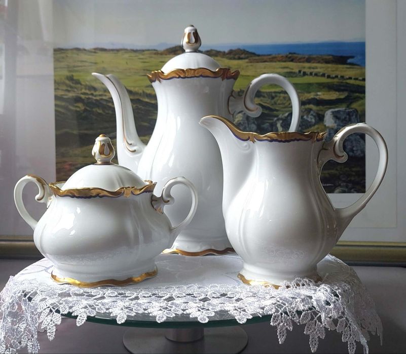 Reichenbach Porzellan zestaw porcelanowy herbaciany.