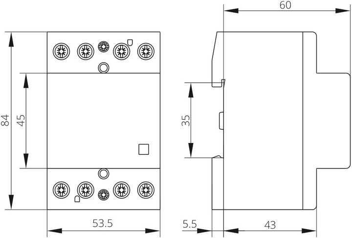 Контактор Iskra IK63-22 63A 2NO+2NC 4P DC 24В (30045233000)