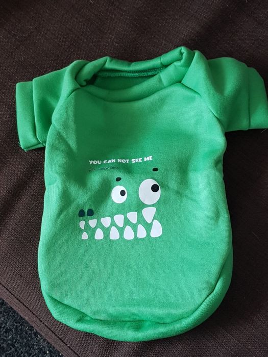 Camisola animal de estimação verde