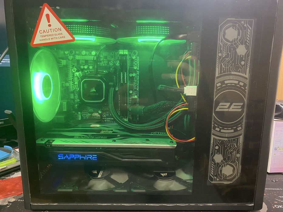 Ігровий ПК Е3-1230 v2+ RX-470 4GB + 16GB RAM + водянка Corsair