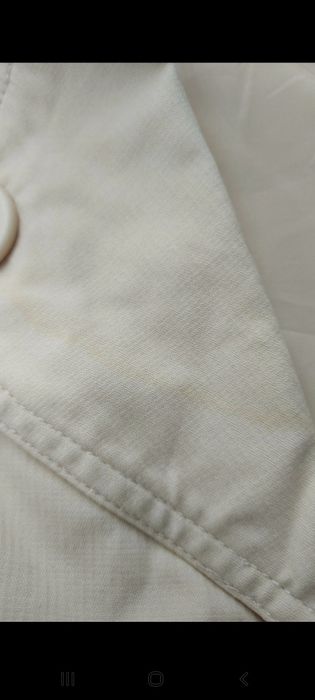 Płaszcz męski biały ecry rozmiar S firma MORGAN
