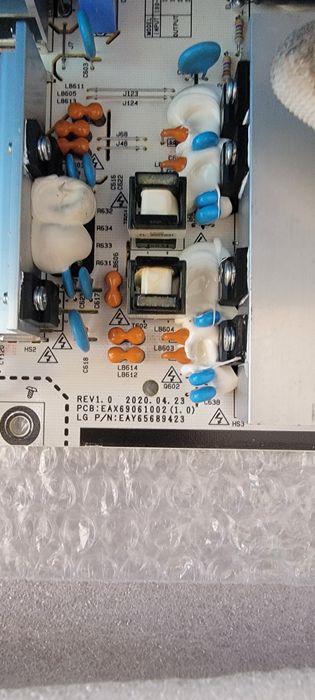 Fonte alimentação  TV LG série OLED65CX...BX,C1, B1, B2 e CS
