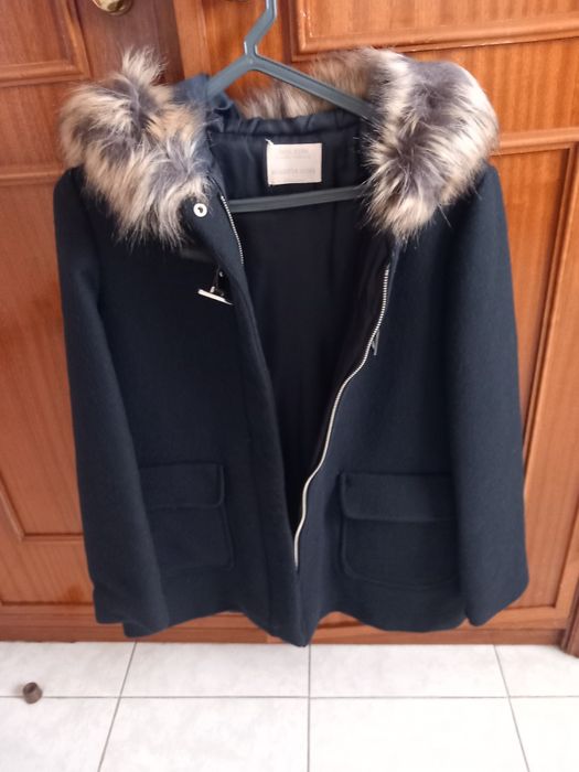 Casaco fazenda em azul marinho