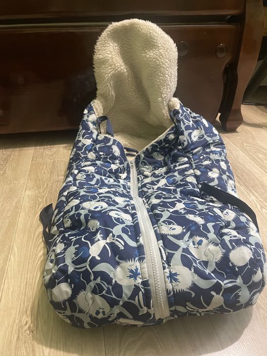 Конверт в санки з рукавичками