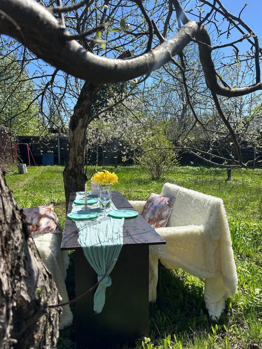 Дом зі спа-чаном Vysokyi Magic house |Харків |Тераса| Спальня| Кухня