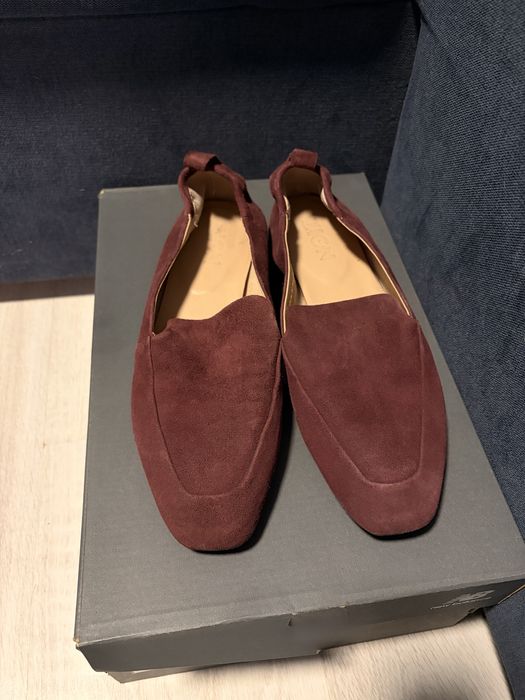 Замшеві бордові туфлі (винного кольору або бургунді) бренду ZIGN