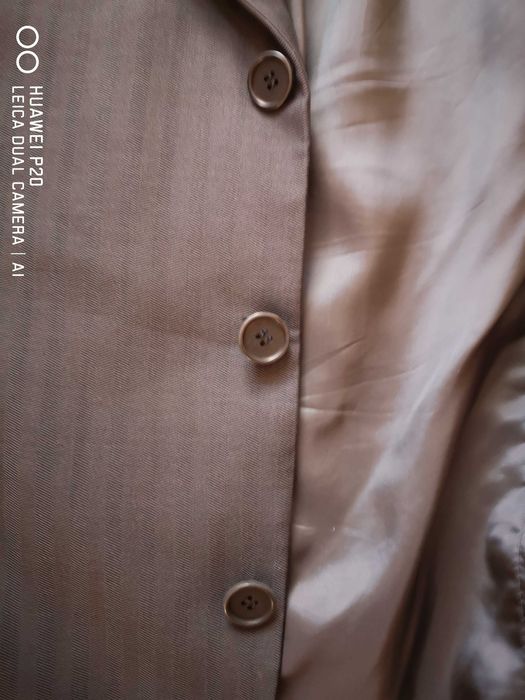 Giorgio Armani чоловічий піджак вовна+шовк сірий колір