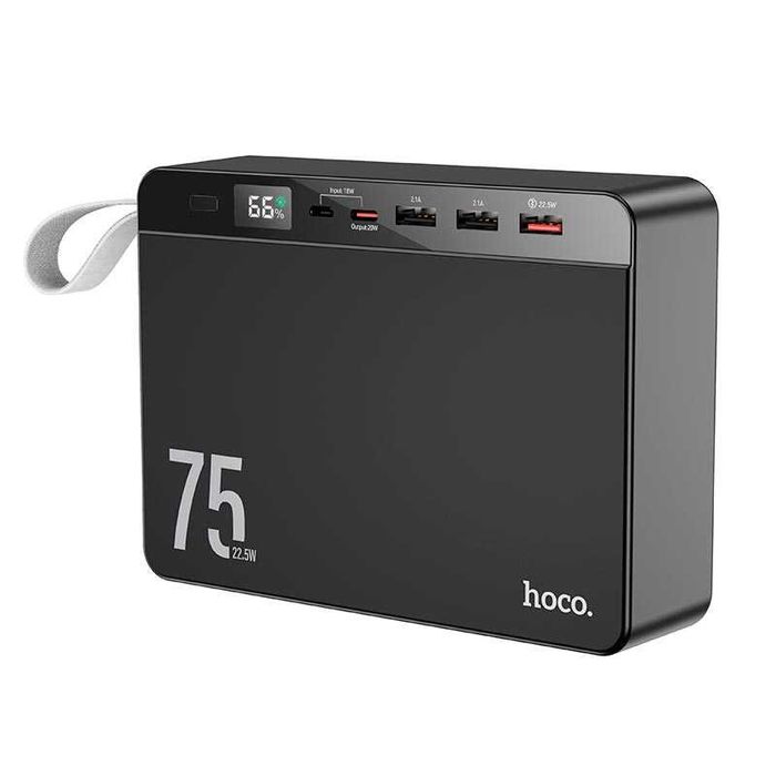 Павербанк большой емкости 75000mAh LED-дисплей HOCO J94 20W power bank