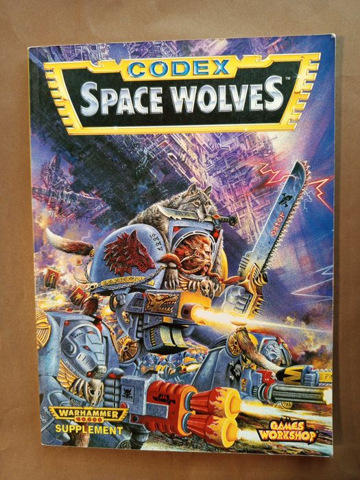 2nd Edition Space Wolves Codex Army Book Warhammer 40k Games Workshop