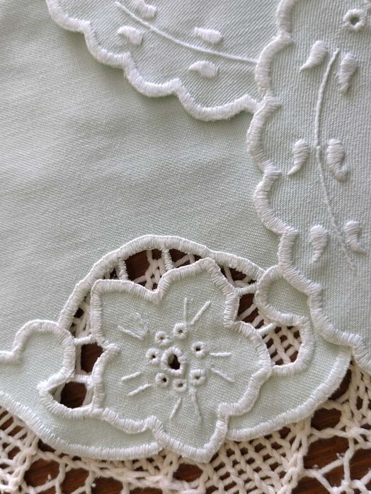 Stare Serwetki Haft ręczny - kpl 4 szt