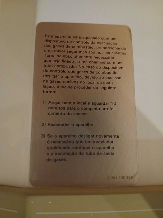 Esquentador a gás Junkers
