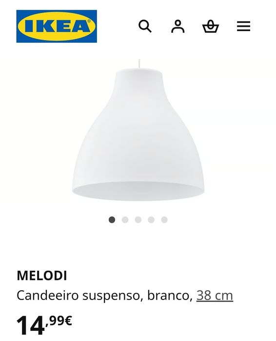 2 Candeeiros IKEA Melodi