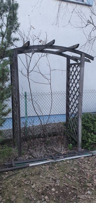 Pergola Ogrodowa drewniana kwietnik