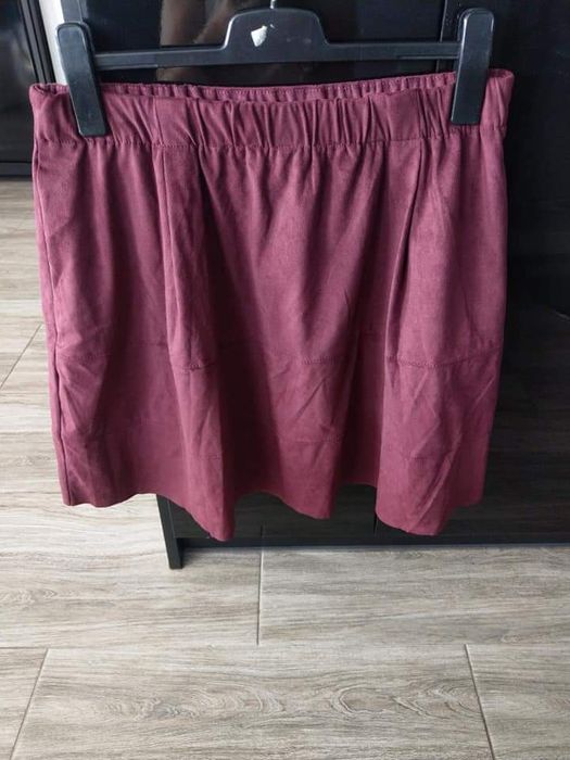 R.XL bordowa spódnica hit sezonu