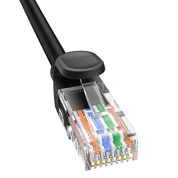 Kabel Ethernet Baseus High Speed Cat 5 RJ-45/1000Mb/s 8m okrągły - cza