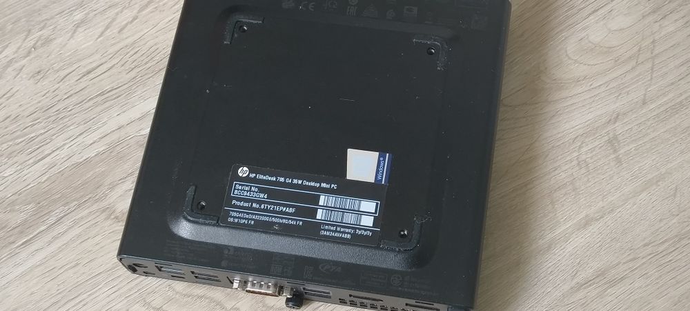 HP elitedesk mini 705 G4