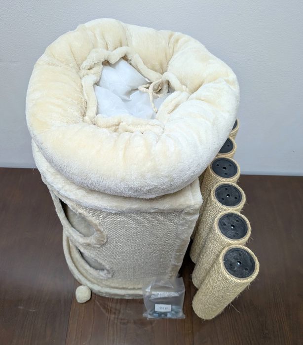 Catherine Drapak dla Kota 54x45x194cm Kremowy WYSOKI NAROŻNY KompaktoU