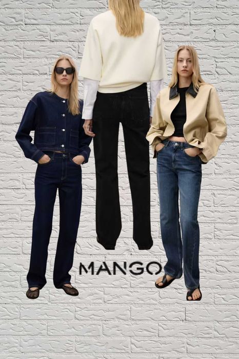 Прямі джинси Mango (Matilda) .Р. 36, 38, 40,
