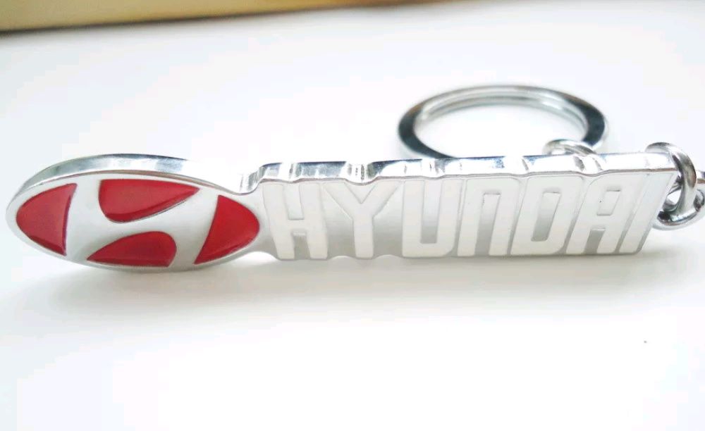 Porta Chaves Pro Hyundai Pro Red and White - Ctt Grátis