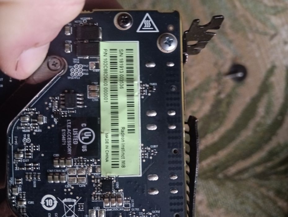 видеокарта radeon instinct mi 8 (r9 nano)