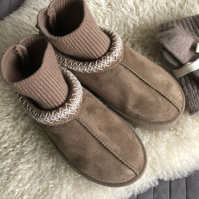 Śniegowce na platformie w stylu UGG 37