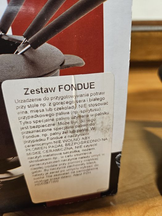 Fondue do sera, miss lub czekolady
