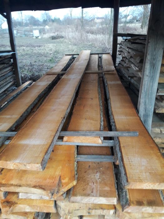 Deski tarcica dąb sosna olcha jesion wiąz czereśnia 27, 40, 50, 70 mm.