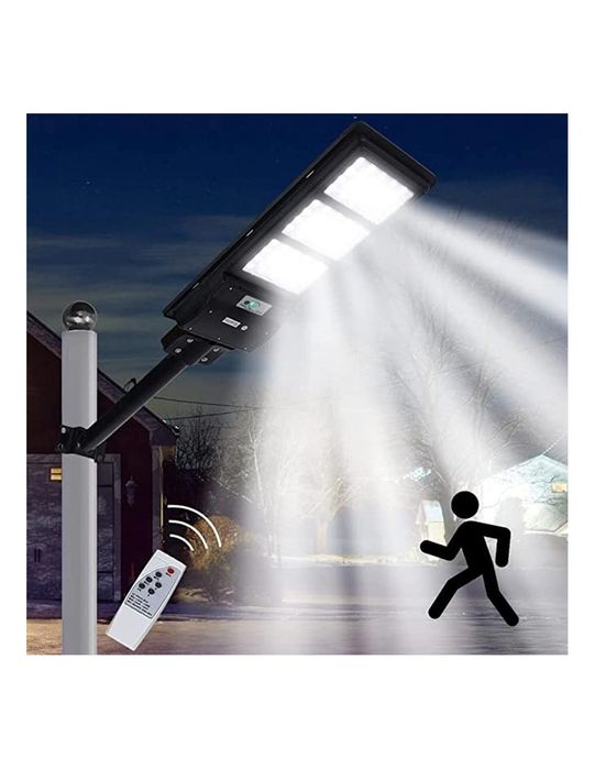 Projetor Solar LED 500W com Sensor de Movimento