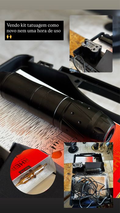Kit tatuagem como novo