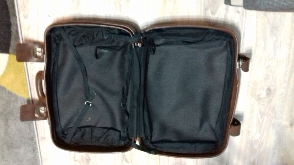 Walizka skórzana PRL.