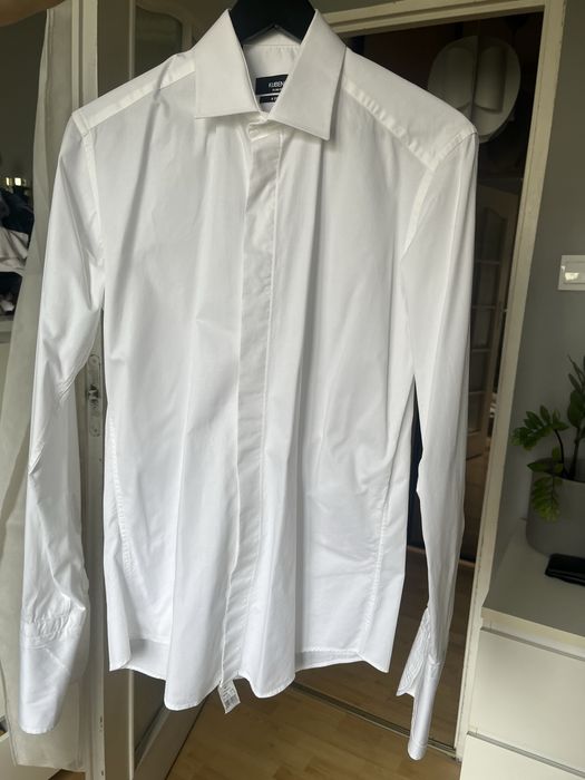 Koszula biała smokingowa NOWA Kubenz Slim Fit 176/182