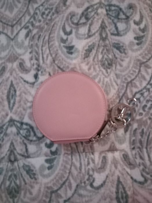 Carteira Pacman rosa