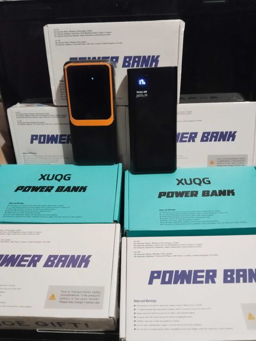 В наявності повербанки 20000mAh