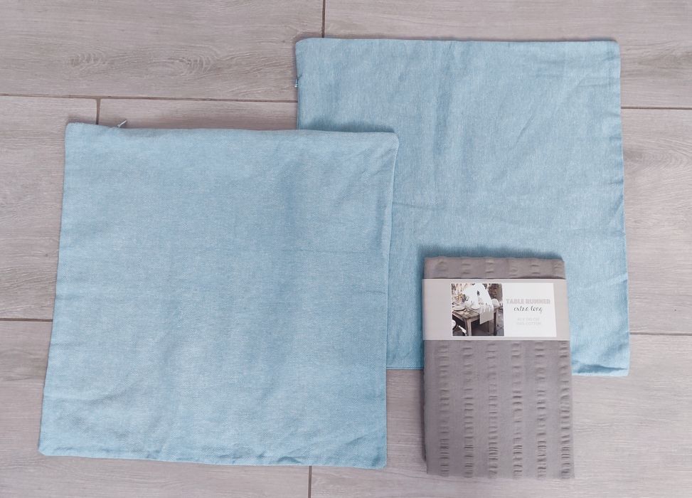 Poszewki nowe na poduszki i bieżnik